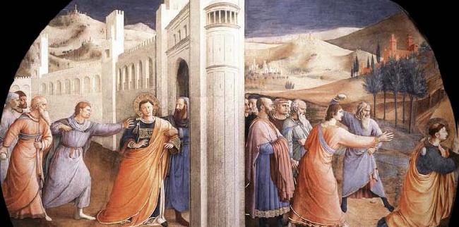 Fra Angelico Scenes from the Life of St Stephen oil painting image